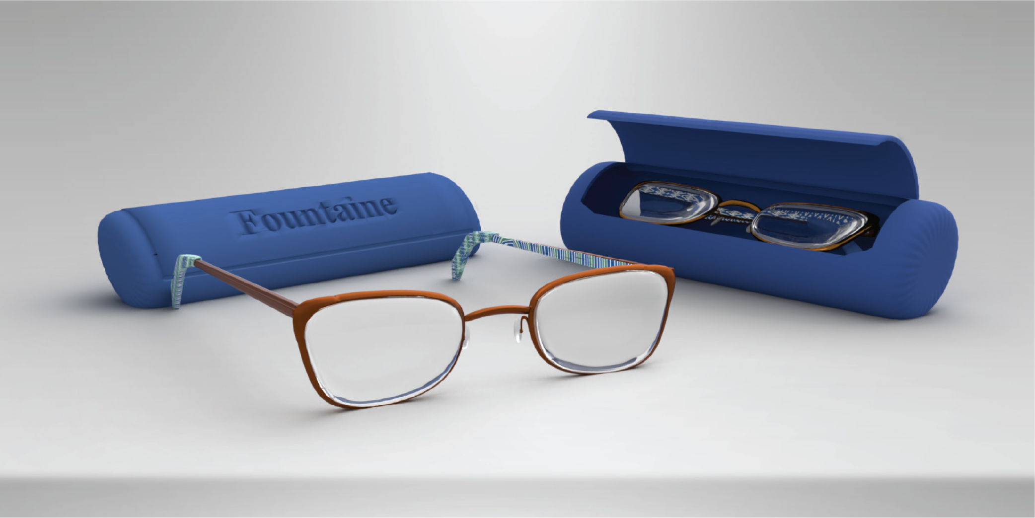 Featured image for “Fountaine Glasses: 3D Modeling”